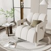 APRILSOUL Set of 2 Modern Minimalist Leisure Armchair, Armchair with L-shaped Armrests for Living Room - 2 of 4