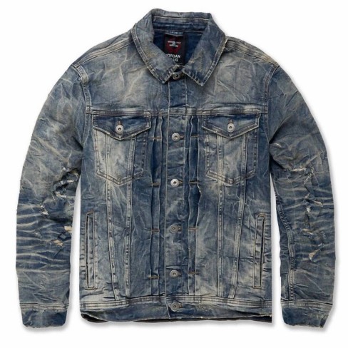 MEN S BAYSIDE DENIM TRUCKER JACKET JORDAN CRAIG M