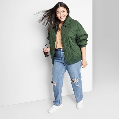 Women's Oversized Denim Trucker Jacket - Wild Fable™ : Target