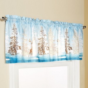 The Lakeside Collection Winter Wonderland Bathroom Collection - Valance - 1 of 1
