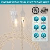 Unique Bargains Extension DIY Repairing Twisted Cloth Covered Lamp Wire with Plug 18 AWG - 3 of 4