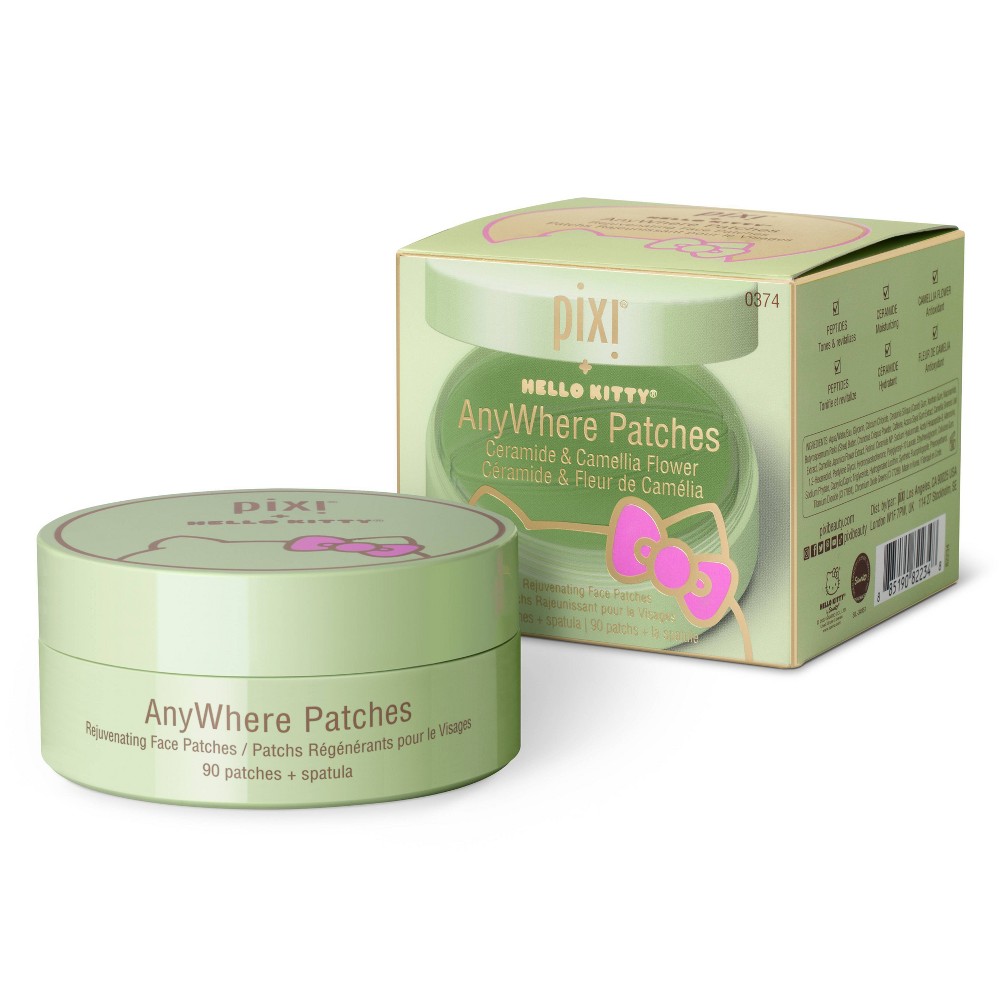 Photos - Cream / Lotion Pixi + Hello Kitty Anywhere Rejuvenating Face Patches - 90ct