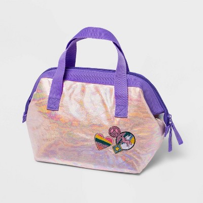 Photo 1 of 2pc New Silo Lunch Bag Purple - Cat &#38; Jack&#8482;