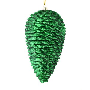 Vickerman Matte Glitter Pinecone Christmas Ornament - 1 of 3