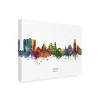 Trademark Fine Art Michael Tompsett 'Sofia Bulgaria Skyline Named' Canvas Art - 2 of 4