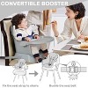 Kinder King 8 in 1 Baby High Chair, Coverts to Dining Booster Seat, Removable Tray & Double Seat Cover, Easy to Wipe - 4 of 4