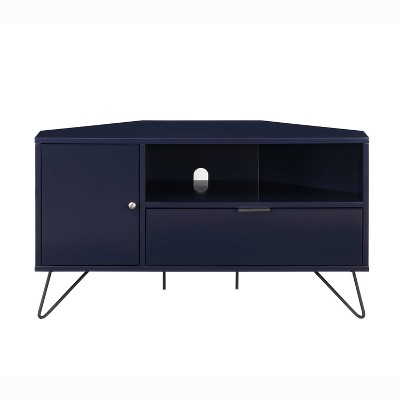 Sola Modern Corner Tv Stand For Tvs Up To 50