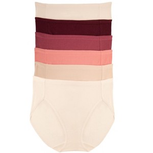 Super Stretchy Cotton Hi-Cut Brief 6-Pack - 1 of 4