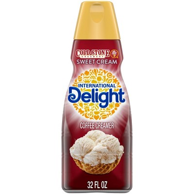 International Delight Cold Stone Creamery Sweet Cream Coffee Creamer - 1qt Bottle