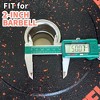 100 Lb Weight Plates Set,2 inch Rubber Weight Plates (2×10lb,2×15lb,2x 25 lb) Barbell Olympic Weight Plates For Weight Lifting Home Gym - 3 of 4