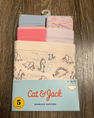 Girls' 5pk Dino Seamless Hipster - Cat & Jack™ Pink : Target