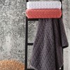 BAGOKIE 100% Cotton Soft Plush Absorbent Quick Dry Bathroom Towel, 2 pcs Bath Towel Set - 2 of 4