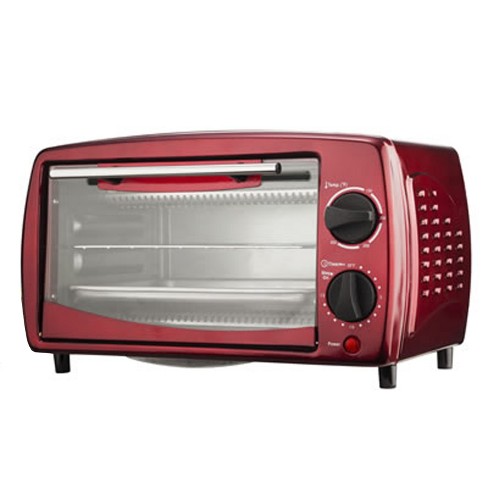 Brentwood 9 liter 4 Slice Toaster Oven Broiler In Red Target