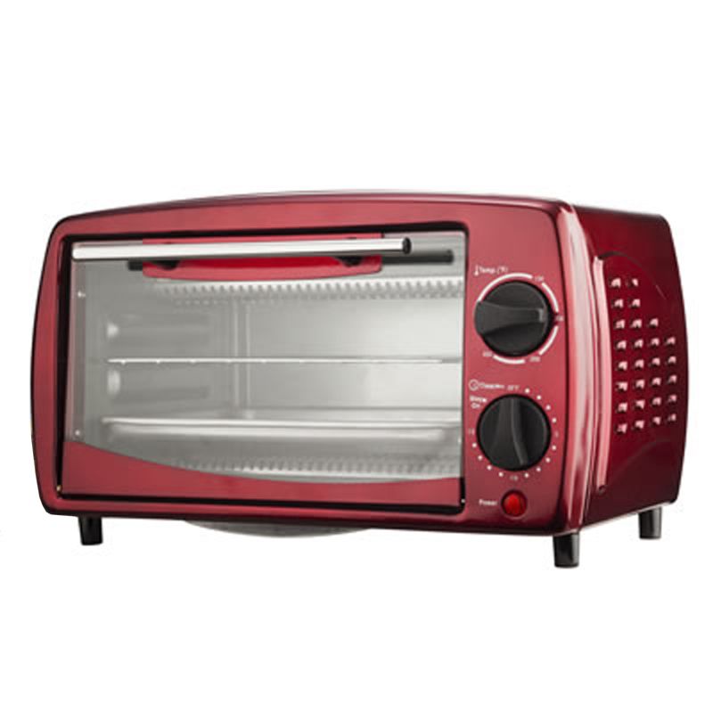 Brentwood 9-Liter 4 Slice Toaster Oven Broiler in Red, 1 of 6