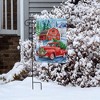 Briarwood Lane Garden Flag 12x18 For Outdoor Picking Up the Tree Christmas For Christmas Garden Flag Flags For Outside - 4 of 4