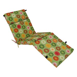 Blazing Needles, 72-inch by 24-inch Polyester Outdoor Chaise Lounge Cushion - 1 of 1