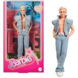 Barbie: The Movie Collectible Ken Doll Wearing Denim Matching Set
