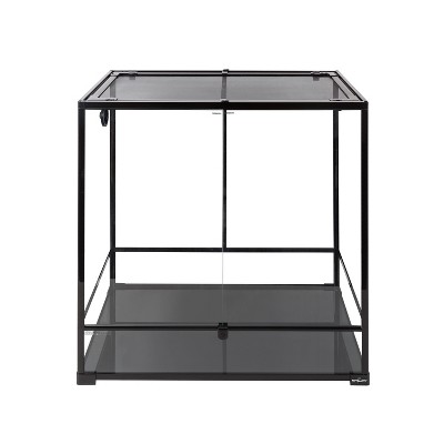 REPTI ZOO 40 Gallon Reptile Glass Terrarium, Double Hinge Door with Screen  Ventilation Reptile Terrarium 36 x 18 x 18