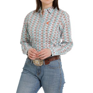 Women's Wo's Long Sleeve Western Button Shirt - CINCH - 1 of 3