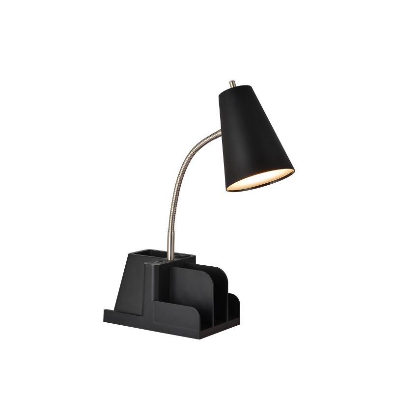 Organizer Task Lamp Black (Includes LED Light Bulb) - Room Essentials&#8482;, 3 of 8