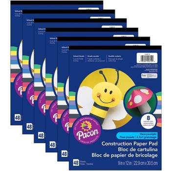 48 Wholesale Construction Paper Pad (6 X 9 Inches / 48 Sheets / 8