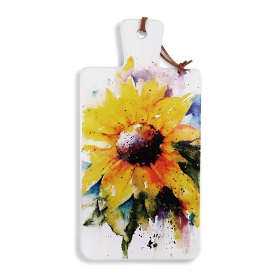 DEMDACO Sunflower Serving Board 14 x 7 - Yellow