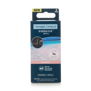 Yankee Candle 2pk Sidekick Car Air Freshener Universal Refills Pink - 1 of 4