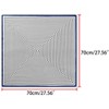 INSPIRE CHIC Women's Stripe Print Square Neckerchief Headband 27.56*27.56 inches(L*W) - 3 of 4