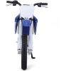 Yamaha YZ450F Blue and White 1/12 Diecast Motorcycle Model by Maisto - 4 of 4