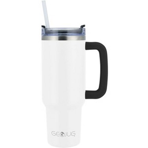 モールスキン　オーベルジュ　ホワイト　サイズ40 Brentwood GEOJUG 40oz Insulated Stainless Steel Tumbler Cup in