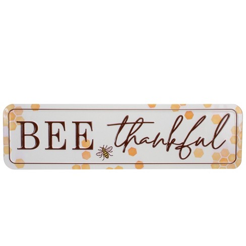 BUMBLEBEE Kitchen Hours BEE SIGN Wall Hanger Hanging Plaque 