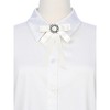 INSPIRE CHIC Women's Elegant Pre-tied Rhinestone Fashion Bow Ties - 4 of 4