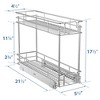 LOVMOR Pull Out Cabinet Organizer for Narrow Cabinet (5" W X 21" D), Kitchen Cabinet Organizer and Storage - 4 of 4