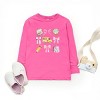 The Juniper Shop Coquette Watercolor School Chart Toddler Long Sleeve Tee - 2 of 4