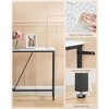 Narrow Console Table with Steel Frame, 47.2" Sofa Table for Entryway, Living Room, Bedroom, Industrial Design - 3 of 4