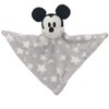 Lambs & Ivy Disney Baby Mickey Mouse Gray Stars Security Blanket/Lovey - image 3 of 4