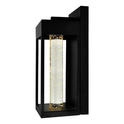 CWI Lighting Rochester LED Integrated Black Outdoor Wall Light