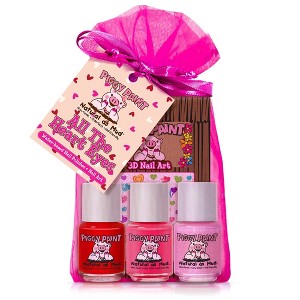 Piggy Paint Nail Polish Set - 3pk/0.25 fl oz each + 1 Nail Art - 1 of 4