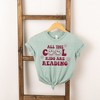 The Juniper Shop Cool Girls Are Reading Flowers Girls Short Sleeve Tee - 2 of 2