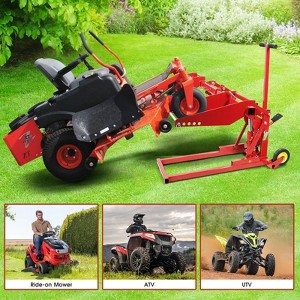 550 Lbs Lawn Mower Lift | Riding Lawn Mower Lift Jack for Lawn Tractors, Zero Turn Mowers, and All Riding Mowers - 1 of 4