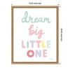 Amanti Art Dream Big Little One Cursive by Ann Kelle Canvas Wall Art Print Framed 16 x 20-in. - 4 of 4