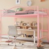 Heavy Duty Twin Loft Bed, 400 Lbs Capacity Metal Frame with Ladder & Guardrail, Space-Saving Design, No Box Spring Needed, Noise-Free, Easy Assembly - 4 of 4