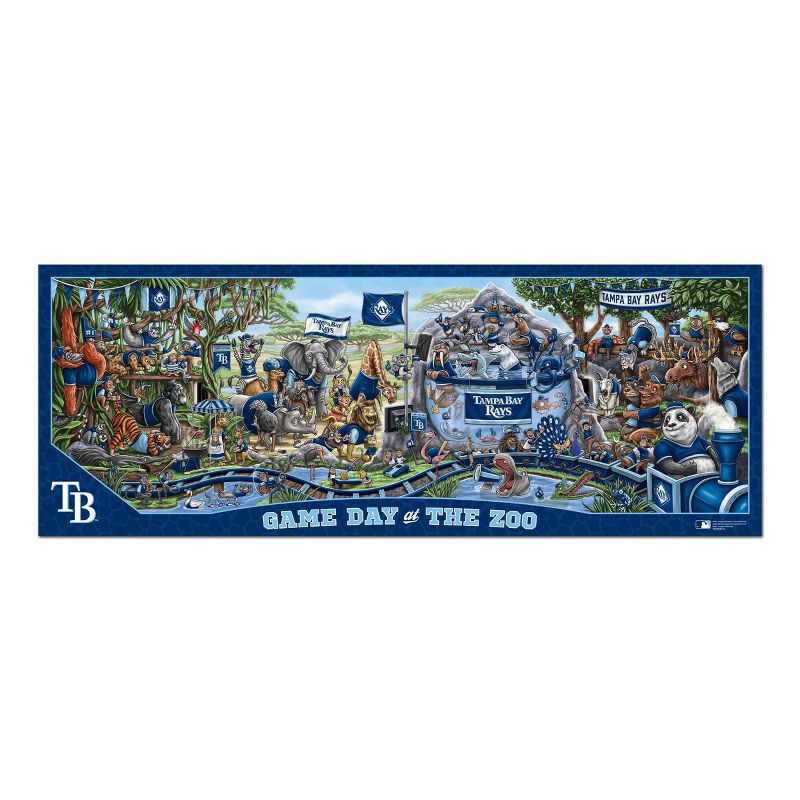 MLB Tampa Bay Rays Game Day at the Zoo Jigsaw Puzzle - 500pc, 2 of 4