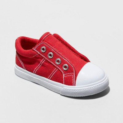 boys red tennis shoes