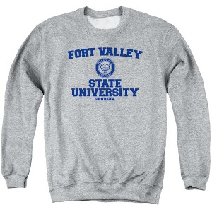 Fort Valley State University Official Circle Logo Adult Crewneck Sweatshirt - 1 of 4