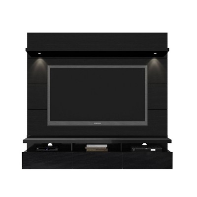 Cabrini Floating Wall Mount TV Stand for TVs up to 60" Black - Manhattan Comfort