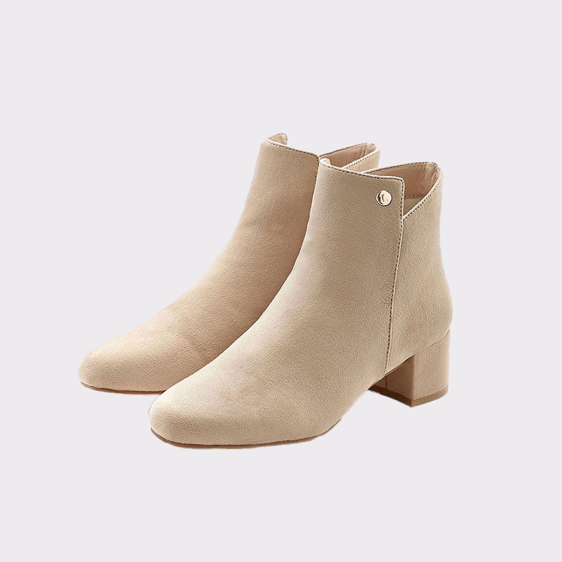 Women's Faux Suede Booties - LASCANA