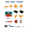 Topteng Basketball Football Hockey Set for Kids: 3-in-1 Workout Game with Hoop Goal Net - 4 of 4