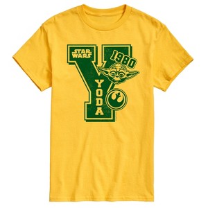 Men's - Star Wars - Yoda Letterman Short Sleeve Graphic T-Shirt - 1 of 4