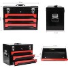 3 Drawers Tool Box with Tool Set, Tool Chest with 439-Piece Tool Set, Tool Box with 3 Drawers, Tool Chest Organizer for Garage - 2 of 4